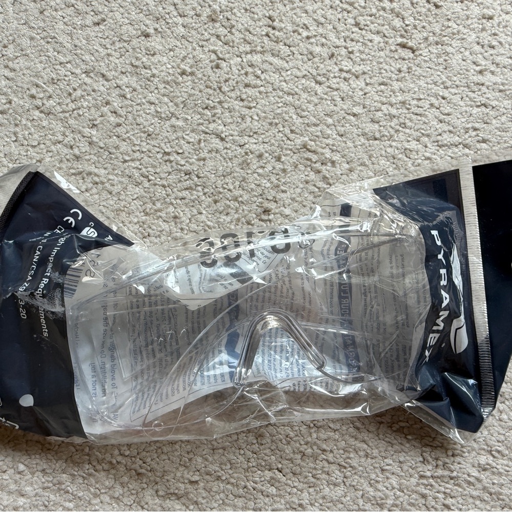 PYRAMEX INTRUDER READER SAFETY GLASSES Goggles BIFOCAL CLEAR LENS Sealed New